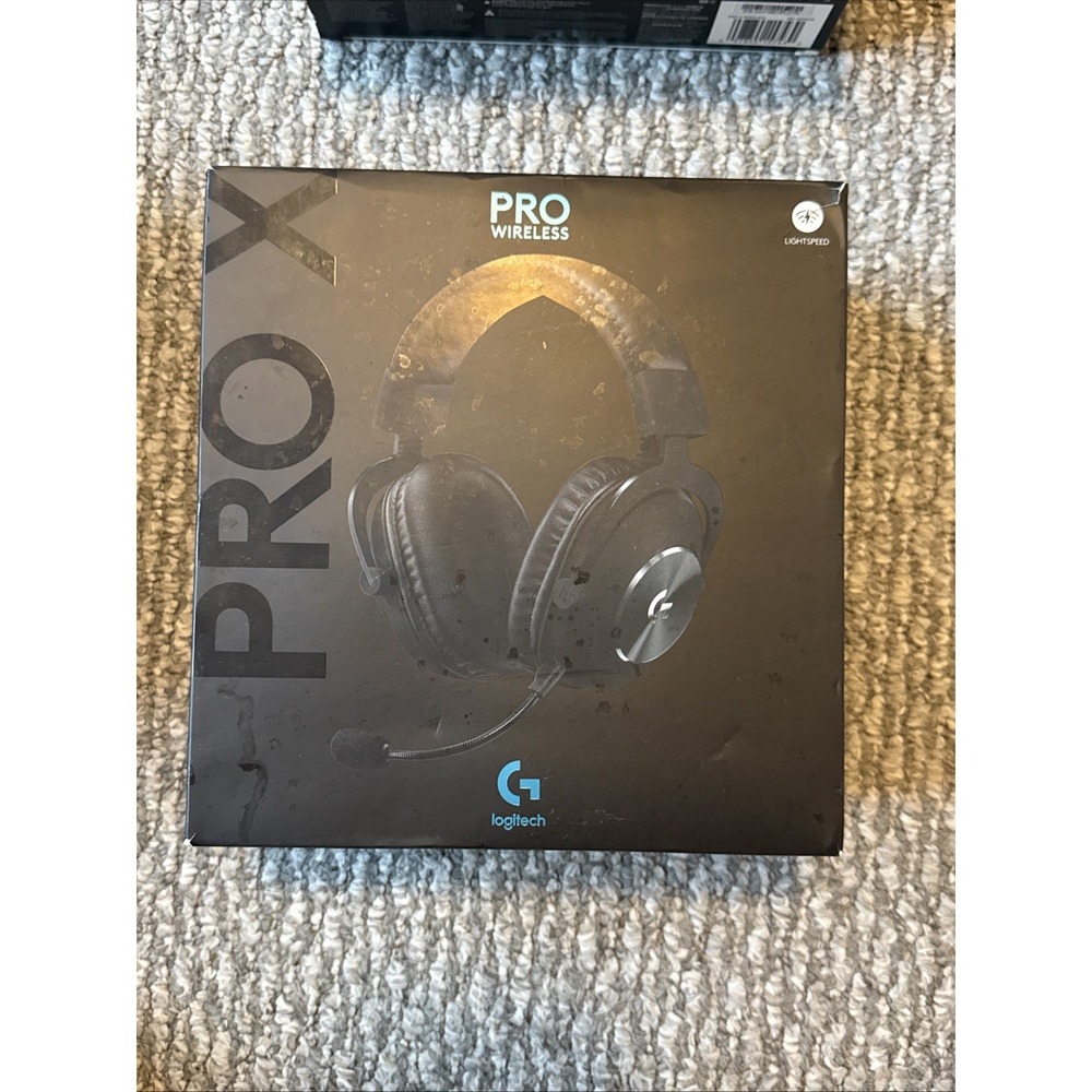 New Logitech G Pro X Wireless Black Lightspeed Gaming Headset Brand New